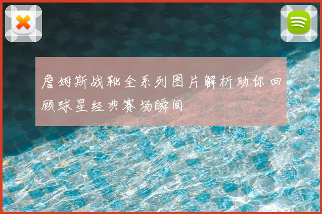詹姆斯战靴全系列图片解析助你回顾球星经典赛场瞬间