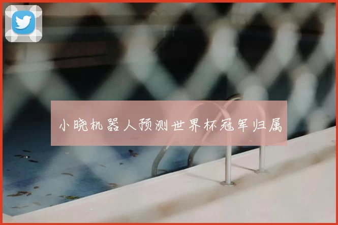 小晓机器人预测世界杯冠军归属